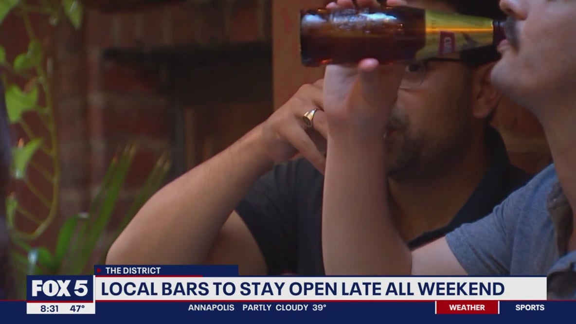 DC bars and restaurants open late